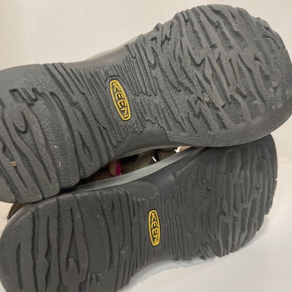 Keen Women's Whisper Sandals Coffee Liqueur/Keen Yellow Size 9 - Picture 7 of 10